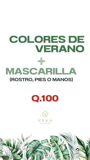 Colores de Junio + mascarilla